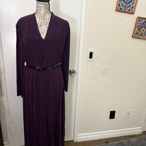 NWT Purple V neck Dress